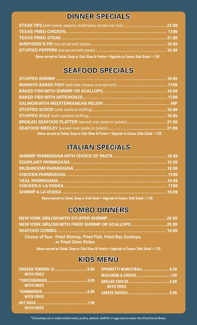 Manny's Pizza Plus
